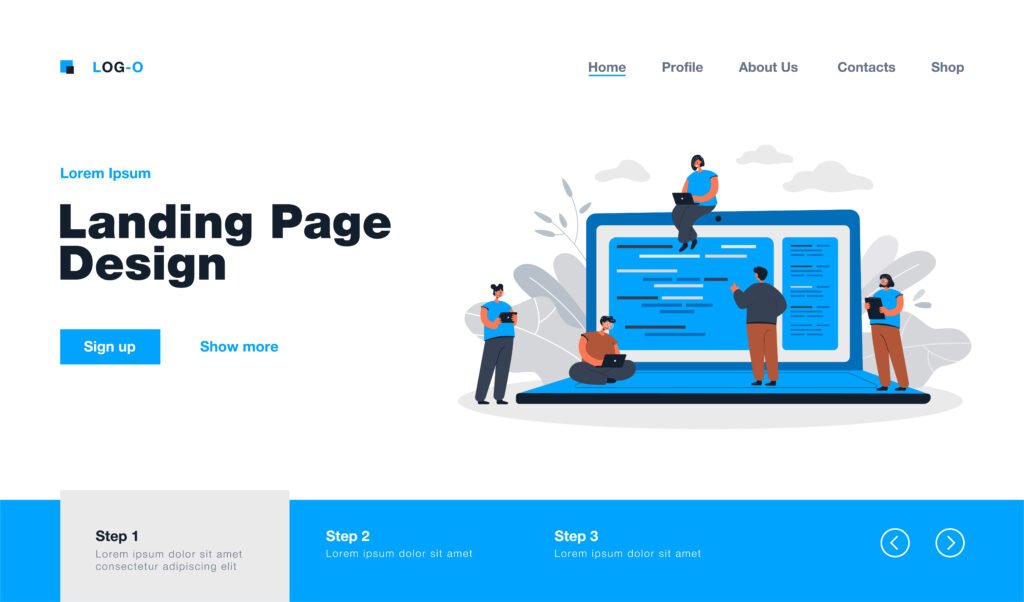 Professional team at a website development company in Mumbai working on a custom business website